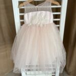 Βαπτιστικό φόρεμα: Μαγική λάμψη σε παλ ροζ